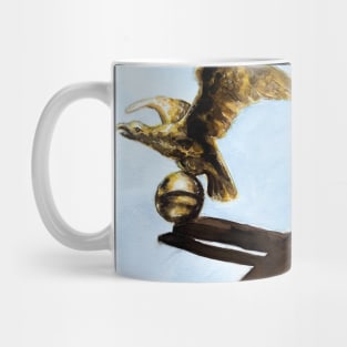 Golden Eagle Watercolor Painting Mug